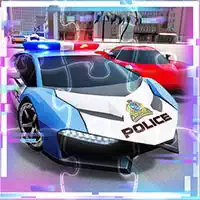 Головоломка «Поліцейські Машини 3 В Ряд». скріншот гри
