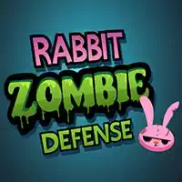 खरगोश ज़ोंबी रक्षा खेल का स्क्रीनशॉट