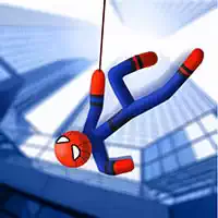 Stickman Swing Rope Qəhrəmanı oyun ekran görüntüsü