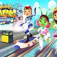Metro Sörfçüleri Houston oyun ekran görüntüsü