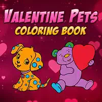 발렌타인 애완 동물 색칠 공부