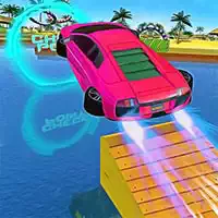 Su Arabası Dublör Yarışı 2019 3D Arabalar Dublör Oyunları