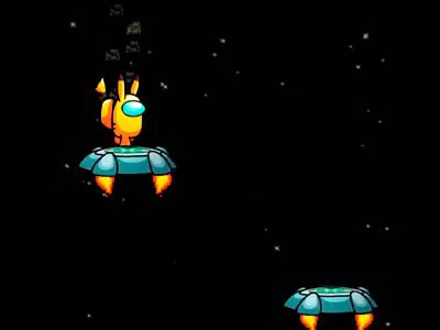 Corrida Espacial Entre Nós captura de tela do jogo
