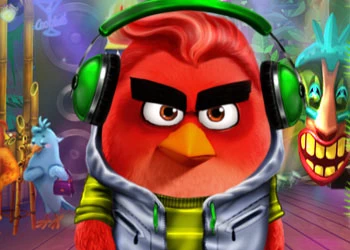 Летнія Канікулы Angry Birds скрыншот гульні