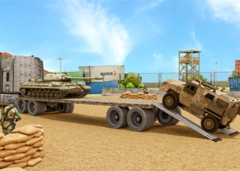 Army Machine Transporter Truck game screenshot