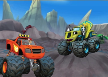 Blaze And The Monster Machines: Speed Into Dino Valley екранна снимка на играта