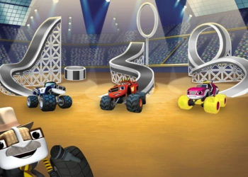 Blaze And The Monster Machines: Super Shape Stunt Puzzles game screenshot