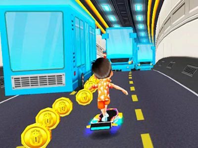 Biegacz Autobusu I Metra zrzut ekranu gry