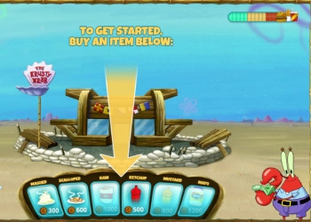 Braňte Krustyho Kraba snímek obrazovky hry
