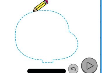 Drawing Gambol game screenshot