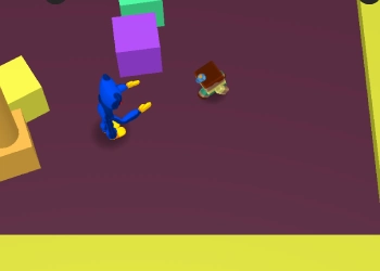 Ontsnap Aan Het Blauwe Monster schermafbeelding van het spel
