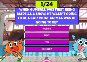 Gumball's Gigantic Trivia Quiz game screenshot