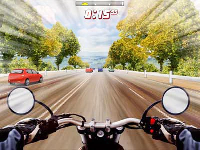 Jeździec Na Autostradzie Ekstremalny zrzut ekranu gry