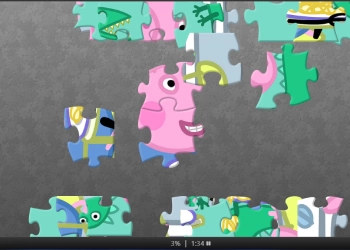 Peppa Pig: George – Puzzle pamje nga ekrani i lojës