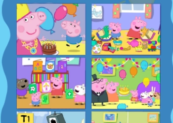 Puzzle Świnka Peppa zrzut ekranu gry