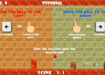 Червена Топка Срещу Зелен Крал екранна снимка на играта