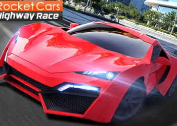 Магистрално Състезание С Ракетни Автомобили екранна снимка на играта