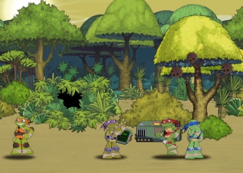 Teenage Mutant Ninja Turtles: Blast To The Past ảnh chụp màn hình trò chơi