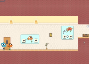Gumball Darvinin İllik Kitabının Heyrətamiz Dünyası oyun ekran görüntüsü