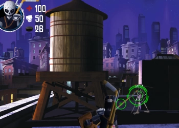 Tmnt: Casey Jones Vs. Kwaadaardige Robotninja's schermafbeelding van het spel